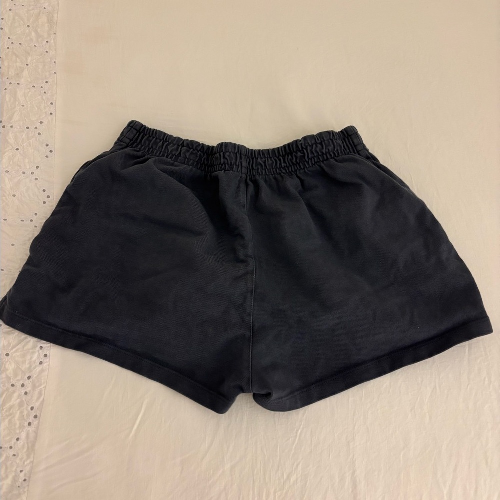 Brandy Melville Dark Blue Rosa Sweatshorts - Picture 2 of 4